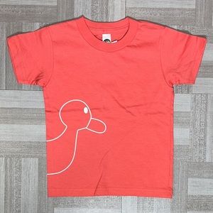 Brand New! Manny & Simon Toddler Size 2 Pink & White Short Sleeve Duck T-Shirt